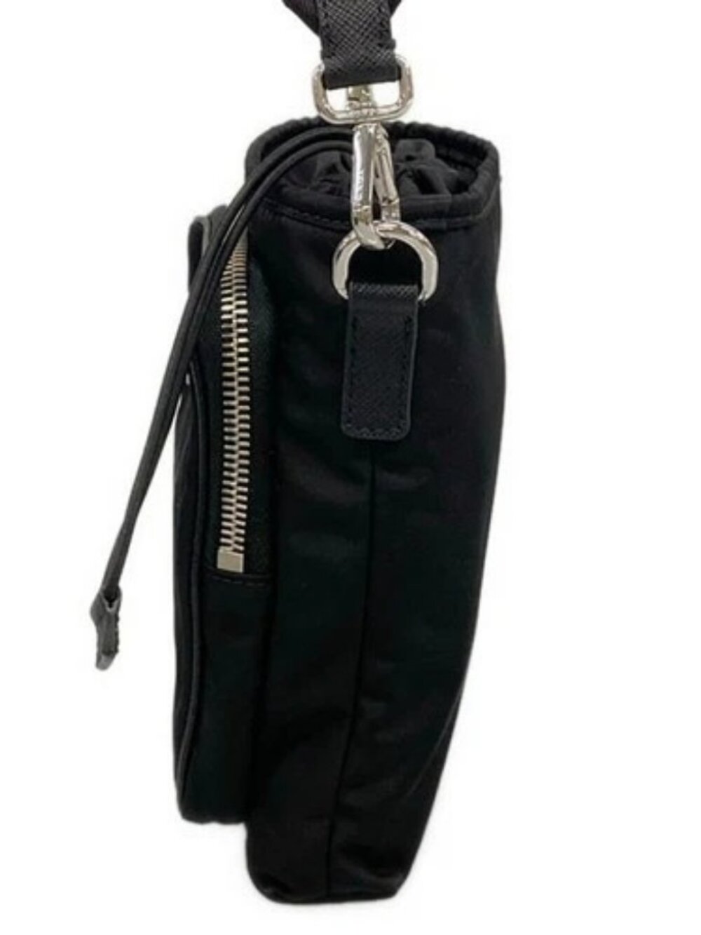 PRADA Re-Nylon Smart Phone Case 2ZH155 Black Nylon Leather - Shoulder Bag - Picture 3 of 13